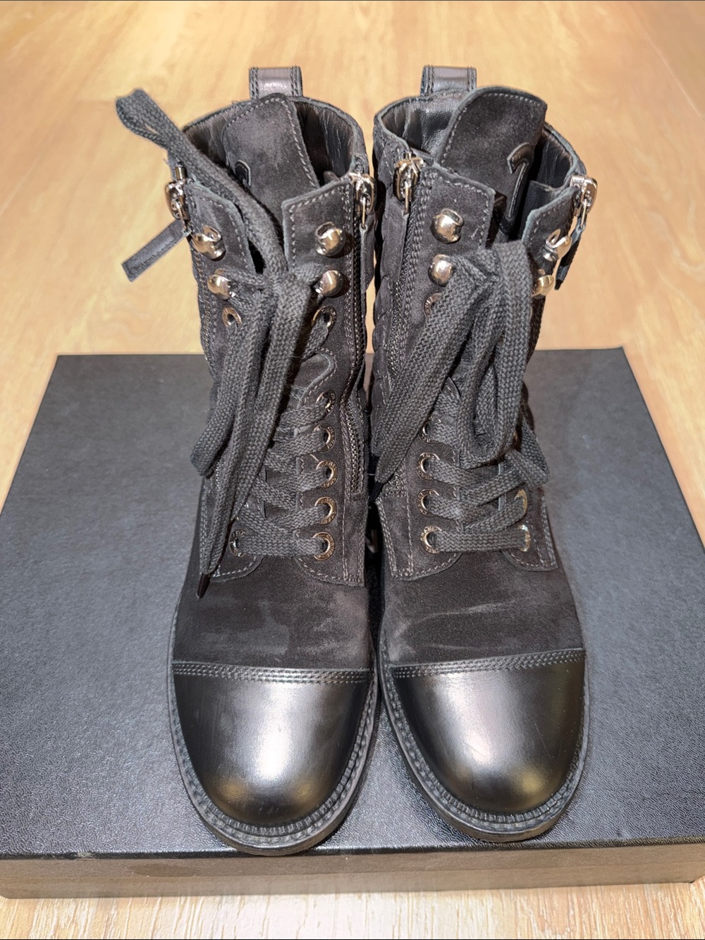 Chanel suede leather boots - Picture 10 of 13